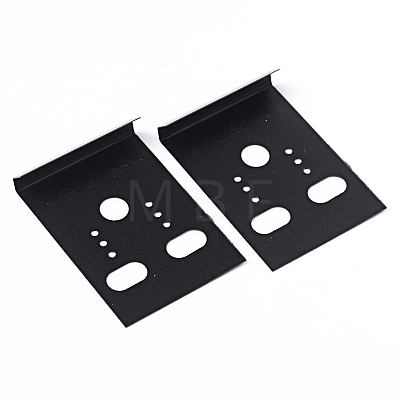 100pcs Rectangle Plastic Earring Display Cards X-EDIS-D003-2-1