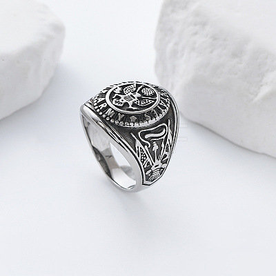 304 Stainless Steel US Military Army Finger Rings for Men YQ5798-1-1