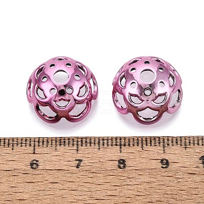 UV Plated ABS Bead Caps OACR-D316-04B-08-1