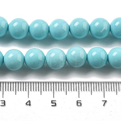 Synthetic Turquoise Beads Strands G-A255-A04-01B-1