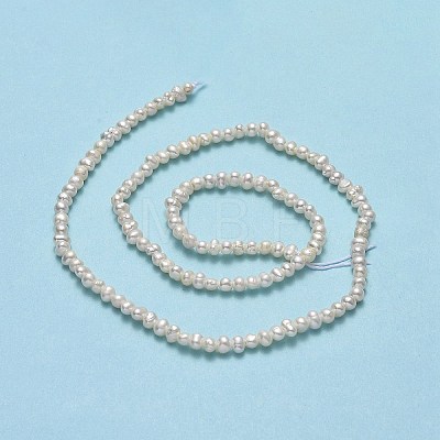 Natural Cultured Freshwater Pearl Beads Strands PEAR-F018-01B-1