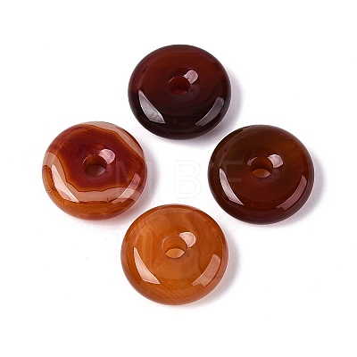 Natural Red Agate Pendants G-Q601-30B-01-1