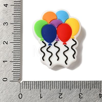 Birthday Theme Silicone Beads SIL-S006-03C-1