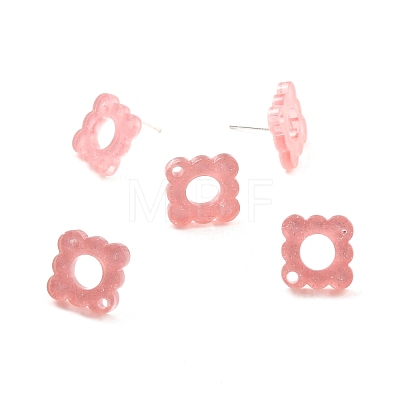 Acrylic Stud Earring Finding FIND-B003-01A-1