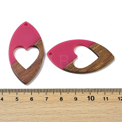 Resin and Walnut Pendants WOOD-I013-02B-1