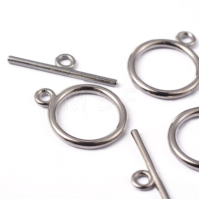   Tibetan Style Toggle Clasps TIBE-PH0001-01P-NR-WH-1