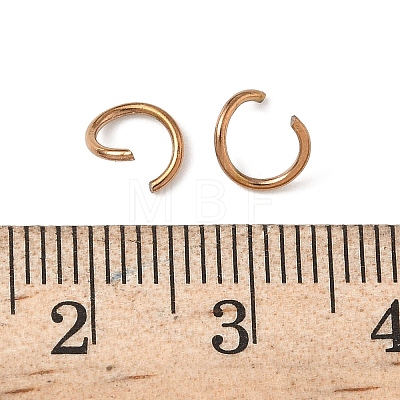 304 Stainless Steel Open Jump Rings STAS-Z150-01C-RG-1