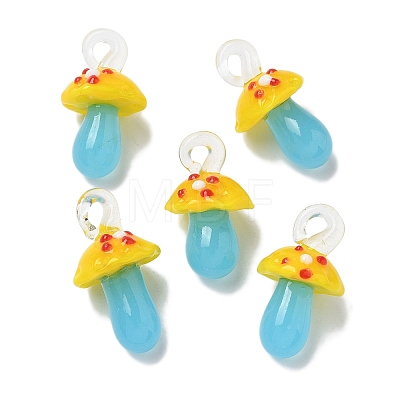 Handmade Lampwork Pendants LAMP-M021-01H-1