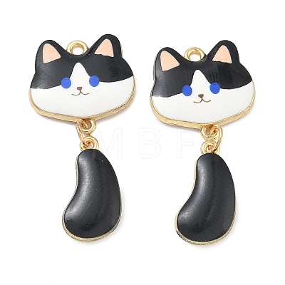 Printed Alloy Pendants ENAM-K076-45G-03-1