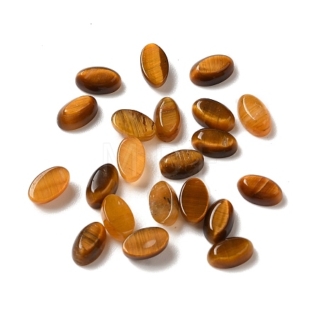 Natural Tiger Eye Cabochons G-F772-01A-10-1