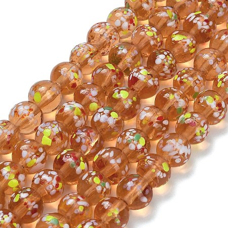 Handmade Lampwork Beads Strands LAMP-H071-01C-05-1