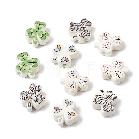 Printed Handmade Porcelain Beads PR-CBAB8C6-03-1