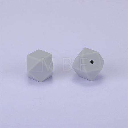 Hexagonal Silicone Focal Beads LS-SI-JX0020A-83-1