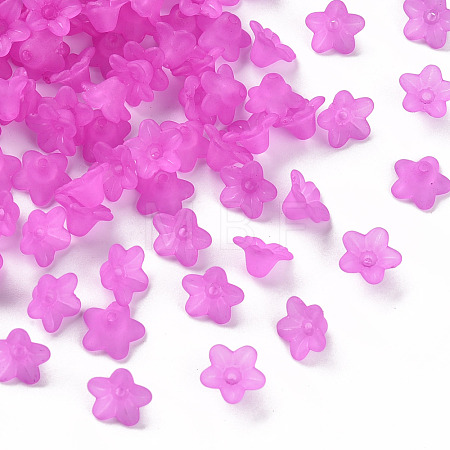 Transparent Acrylic Beads X-PL554-17-1