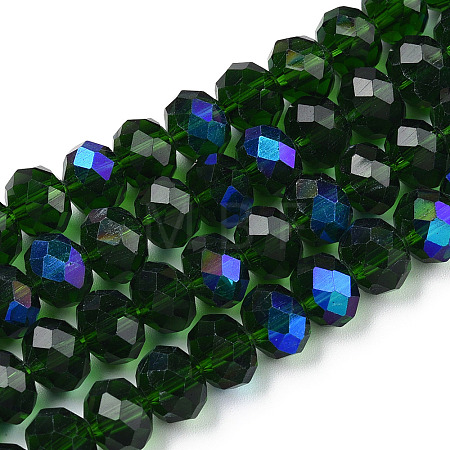 Electroplate Glass Beads Strands EGLA-A034-T4mm-L27-1