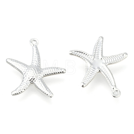 Starfish/Sea Stars Brass Pendants KK-L134-11S-1