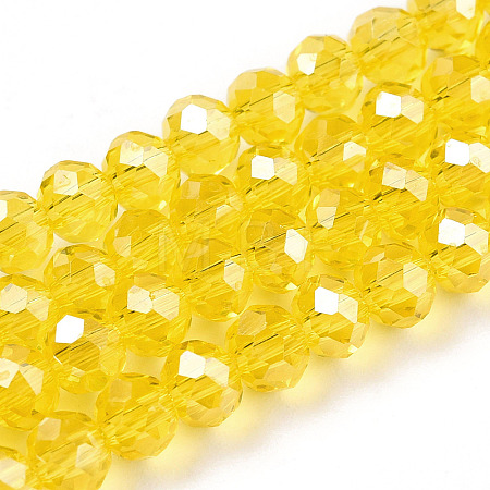 Electroplate Glass Beads Strands LS-EGLA-A034-T4mm-A35-1