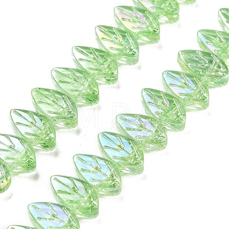 Electroplate Glass Beads Strands EGLA-C005-02A-AB01-1