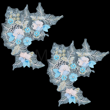 Polyester Embroidery Lace Sewing Ornaments DIY-WH2031-077A-02-1