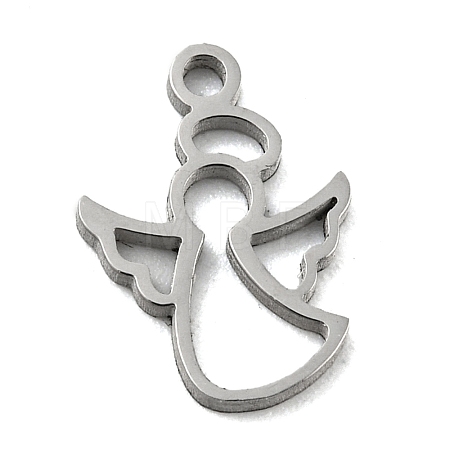 Non-Tarnish Laser Cut 304 Stainless Steel Charms STAS-G323-04P-1