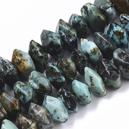 Natural African Turquoise(Jasper) Beads Strands G-R462-16-1