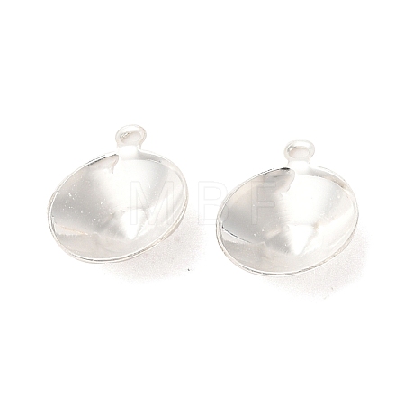 Ion Plating(IP) 304 Stainless Steel Pendant Pointed Back Rhinestone Settings STAS-U025-05B-S-1