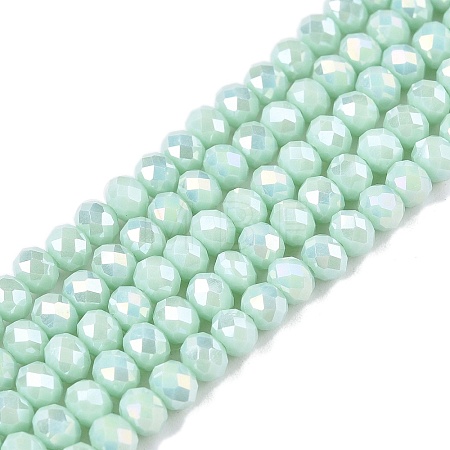 Electroplate Glass Beads Strands LS-EGLA-A044-P3mm-B14-1