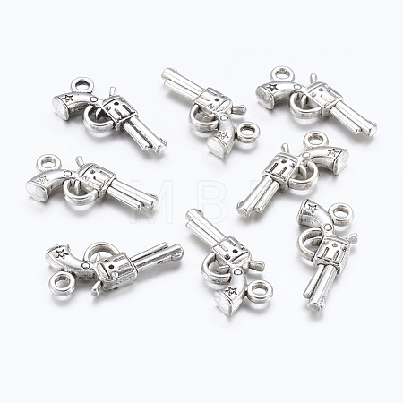 Gun Alloy Pendants EA11007Y-1