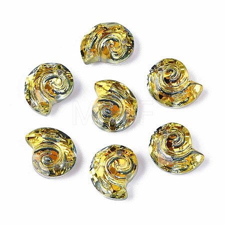 140Pcs Electroplate Glass Charms EGLA-T029-05C-1