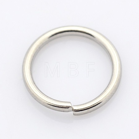 Tarnish Resistant 304 Stainless Steel Open Jump Rings STAS-E067-03-4mm-1
