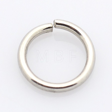 Non-Tarnish 304 Stainless Steel Open Jump Rings STAS-E067-05-8mm-1