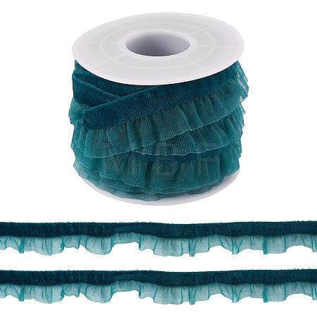 5 Yards Velvet Organza Ribbon SRIB-TA0001-39-1