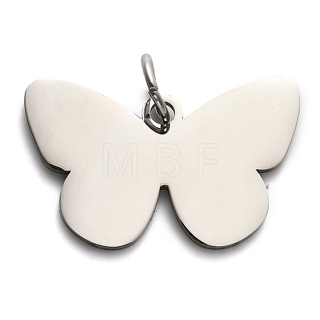 304 Stainless Steel Stamping Blank Tag Pendants STAS-H438-06P-1