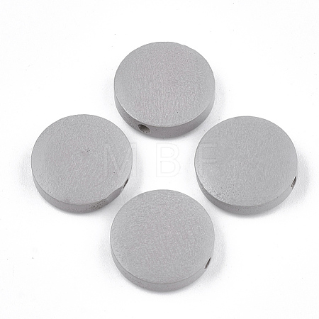 Painted Natural Wood Beads WOOD-S049-02B-07-1