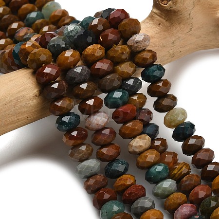 Natural Ocean Agate/Ocean Jasper Beads Strands G-Z111-A53-1