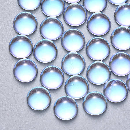 Transparent Glass Cabochons GLAA-S190-013A-A01-1