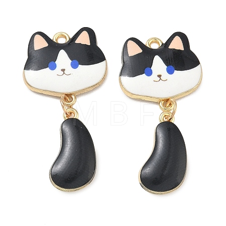 Printed Alloy Pendants ENAM-K076-45G-03-1