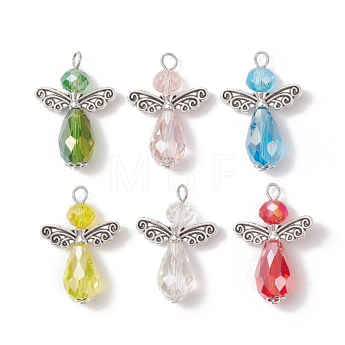 Glass Pendants PALLOY-JF03356-02-1