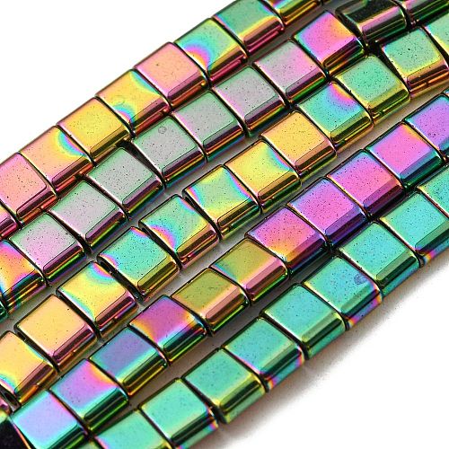 Electroplated Non-magnetic Synthetic Hematite Beads Strands G-C106-B02-10B-1