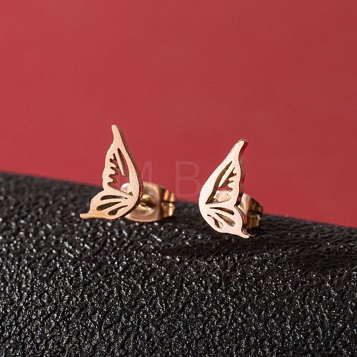 Stainless Steel Stud Earrings for Women PW-WGFE412-15-1