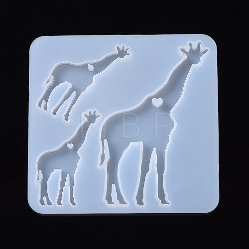 Giraffe Pendant Silhouette Silicone Molds DIY-I026-21-1