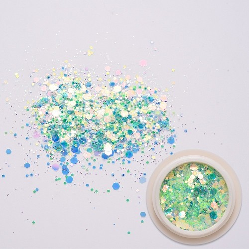 Shiny Nail Art Glitter Flakes MRMJ-T063-364K-1