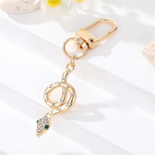 Alloy Rhinestone Keychian PW-WG897C0-04-1