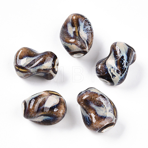 Handmade Porcelain Beads PORC-N008-06J-1