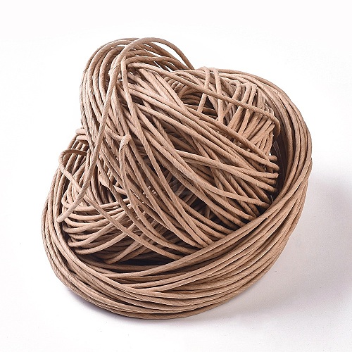 Kraft Paper Cords for DIY Jewelry Making OCOR-WH0054-22-1