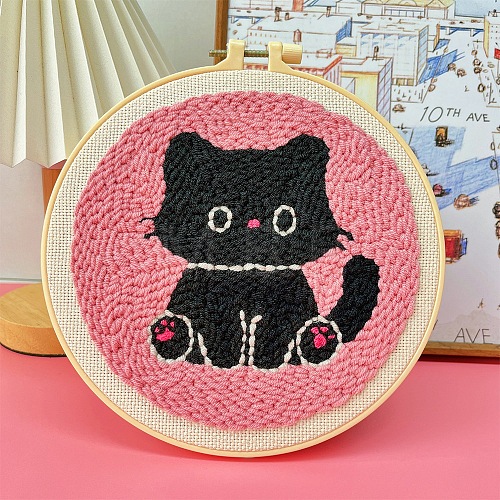 DIY Punch Embroidery Beginner Kits for Beginners PW-WG207F1-06-1