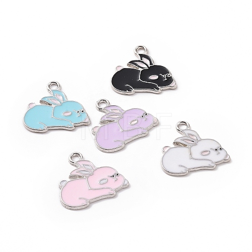 Alloy Enamel Pendants ENAM-G213-22P-1