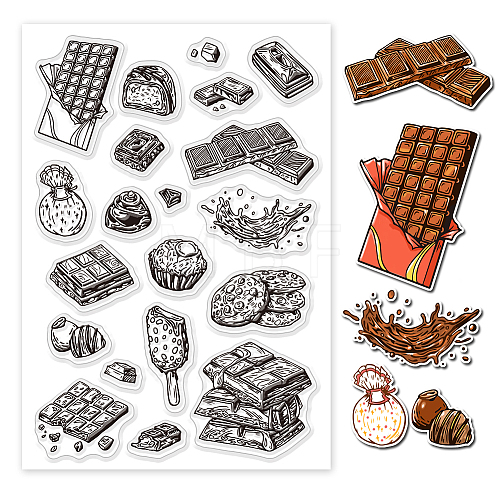 Custom PVC Plastic Clear Stamps DIY-WH0618-0099-1