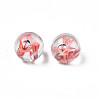 Translucent Acrylic Cabochons TACR-N006-13-3