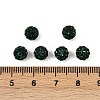 Polymer Clay Rhinestone Beads RB-H284-6MM-Half-205-4